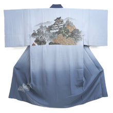 Load image into Gallery viewer, Men's Juban Blueish Gray Castle Silk #10668C5
