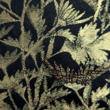Load image into Gallery viewer, Haori Jacket Vintage(1950-1980) Black Gold Chrysanthemum Silk #10192D5
