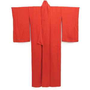 Juban Vintage(1920-1950) Red Silk #10509B2