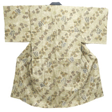 Load image into Gallery viewer, Men&#39;s Juban Beige Shogi Silk #10454A4
