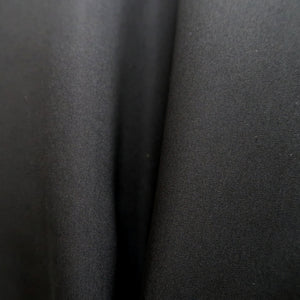 Men's Haori Black Montsuki Landscape Wide Silk #10416A2
