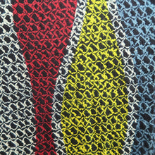 Load image into Gallery viewer, Haori Jacket Vintage(1920-1950) Black Red Blueish Shibori Tatewaku Silk #11039A3
