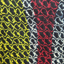 Load image into Gallery viewer, Haori Jacket Vintage(1920-1950) Black Red Blueish Shibori Tatewaku Silk #11039A3
