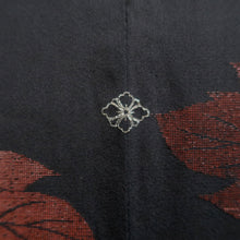 Load image into Gallery viewer, Haori Jacket Vintage(1950-1980) Black Peony Silk #10028C4
