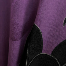 Load image into Gallery viewer, Haori Jacket Vintage(1950-1980) Purple Tachibana Silk #10608C2
