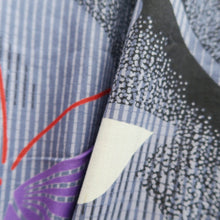 Load image into Gallery viewer, Yukata Gray Butterfly Cotton #10753D3
