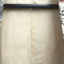 Load image into Gallery viewer, Haori Jacket Vintage(1950-1980) White Floral pattern Silk #10739D3
