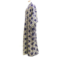 Load image into Gallery viewer, Kimono Vintage(1950-1980) Light Yellow Purple Shibori Silk #10261E4
