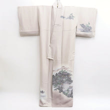 Load image into Gallery viewer, Kimono Oyster white Kiyomizudera Landscape Tall Silk #9930B5
