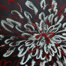 Load image into Gallery viewer, Haori Jacket Vintage(1950-1980) Black Gold Silver Chrysanthemum Silk #10238E2

