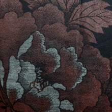 Load image into Gallery viewer, Haori Jacket Vintage(1950-1980) Black Peony Silk #10028C4
