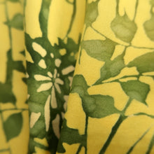 Load image into Gallery viewer, Haori Jacket Vintage(1950-1980) Yellow Flower Silk #9998C3
