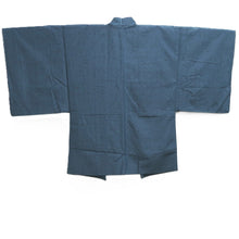 Load image into Gallery viewer, Men's Haori Vintage(1950-1980) Dark Blue Tiger Silk #10654C4
