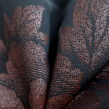 Load image into Gallery viewer, Haori Jacket Vintage(1950-1980) Black Peony Silk #10028C4
