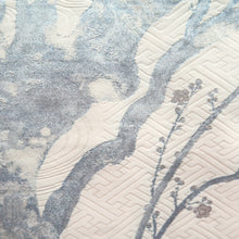 Load image into Gallery viewer, Haori Jacket Vintage(1950-1980) White Pale Pink Silver Plum blossom Branch Silk #10848E3
