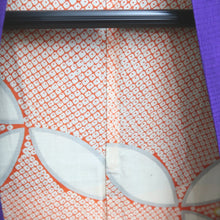 Load image into Gallery viewer, Haori Jacket Vintage(1920-1950) Blueish Purple Bamboo Silk #11049A3
