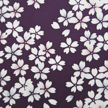 Load image into Gallery viewer, Furisode Purple Sakura Tall Silk #9682J3
