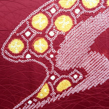 Load image into Gallery viewer, Haori Jacket Red Shibori Silk #10861E3
