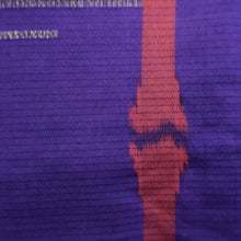 Load image into Gallery viewer, Haori Jacket Vintage(1920-1950) Blueish Purple Bamboo Silk #11049A3
