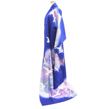 Load image into Gallery viewer, Furisode Blue Seagull Tall Silk #10559B4
