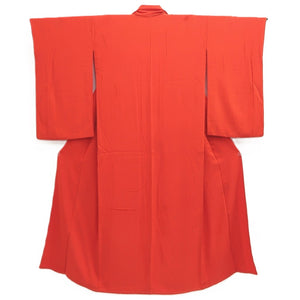 Juban Vintage(1920-1950) Red Silk #10509B2