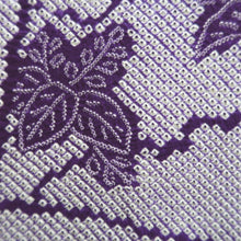 Load image into Gallery viewer, Haori Jacket Vintage(1950-1980) Purple Shibori Chrysanthemum Silk #10224E2
