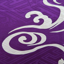 Load image into Gallery viewer, Kimono Vintage(1920-1950) Purple Ryusui Sayagata Silk #10783D4
