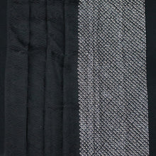 Load image into Gallery viewer, KK1401B8 Silk Kimono Fabric Vintage(1950-1980) Shibori Black 75.2x12.2in(191x31cm)
