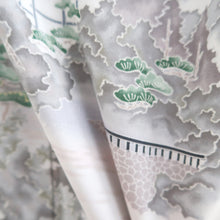 Load image into Gallery viewer, Kimono Oyster white Kiyomizudera Landscape Tall Silk #9930B5
