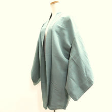 Load image into Gallery viewer, Haori Jacket Vintage(1950-1980) Light Blue Silver Gold Chrysanthemum Silk #10014C3
