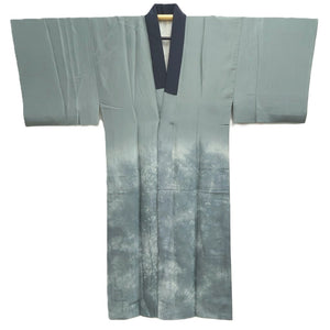 Men's Juban Vintage(1950-1980) Gray Tiger Silk #10456A4