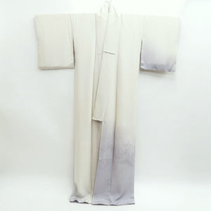 Kimono White Gray Tree Tall Silk #9931B5