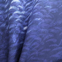 Load image into Gallery viewer, Haori Jacket Vintage(1950-1980) Blue Wave Silk #10104D2
