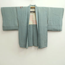 Load image into Gallery viewer, Haori Jacket Vintage(1950-1980) Light Blue Silver Gold Chrysanthemum Silk #10014C3
