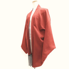 Load image into Gallery viewer, Haori Jacket Vintage(1950-1980) Red Shibori Flower Silk #10105D2
