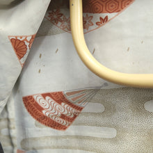 Load image into Gallery viewer, Haori Jacket Vintage(1950-1980) Black Gold Silver Chrysanthemum Silk #10240E3
