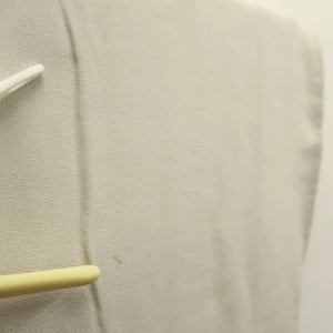 Haori Jacket Vintage(1950-1980) Off white Ume Matsu Branch Silk #10000C3