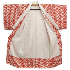 Juban Vintage(1950-1980) Red Shibori Silk #10385F5