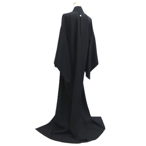 Kimono Black Hitoe Single-layer Silk #10540B3