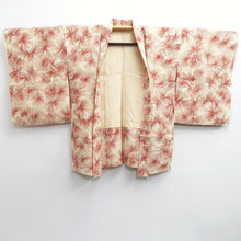 Load image into Gallery viewer, Haori Jacket Vintage(1950-1980) Cream white Pine Tree Silk #10226E2
