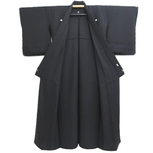 Kimono Black Hitoe Single-layer Silk #10540B3
