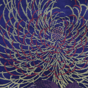 Kimono Vintage(1950-1980) Purple Rangiku Silk #10262E4