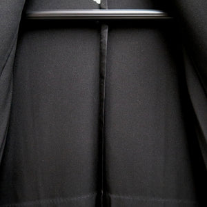 Kimono Black Hitoe Single-layer Silk #10540B3