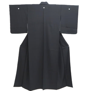 Kimono Black Hitoe Single-layer Silk #10540B3