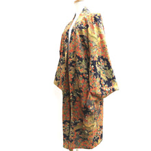 Load image into Gallery viewer, Haori Jacket Vintage(1950-1980) Dark Blue Landscape Large Long Silk #10001C3
