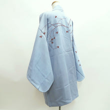 Load image into Gallery viewer, Haori Jacket Vintage(1950-1980) Light Blue Tree Silk #10106D2
