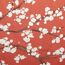 Load image into Gallery viewer, Haori Jacket Vintage(1950-1980) Red Plum blossom Branch Silk #10075D1
