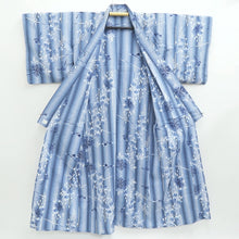 Load image into Gallery viewer, Yukata Blue Dragonfly Cotton #9920B4
