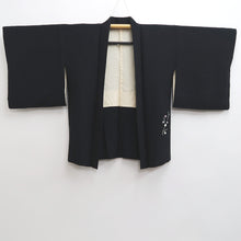 Load image into Gallery viewer, Haori Jacket Vintage(1950-1980) Black Shibori Branch Silk #10211E1
