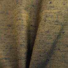 Load image into Gallery viewer, Men's Haori Vintage(1950-1980) Dark Yellow brown Utamaro Ukiyoe Bijinga Silk #10656C4
